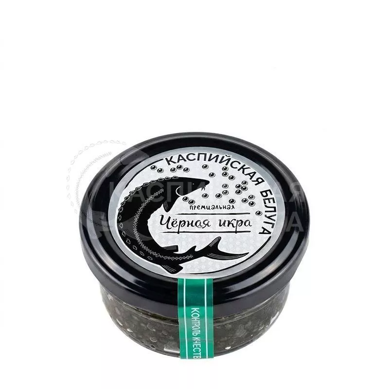 Чёрная икра Каспийской белуги "Black Edition" 50 гр