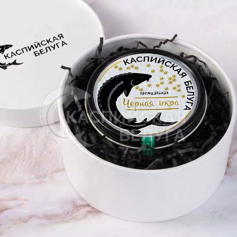 Чёрная икра Каспийской белуги "Black Edition" Традиционная 250 гр