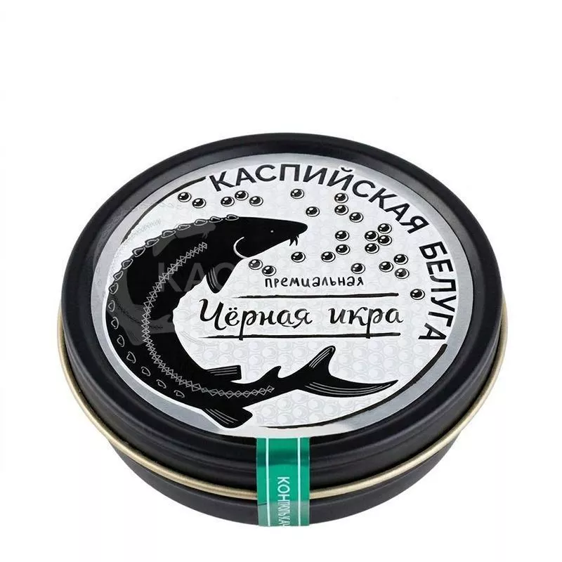 Чёрная икра Каспийской белуги "Black Edition" 125 гр
