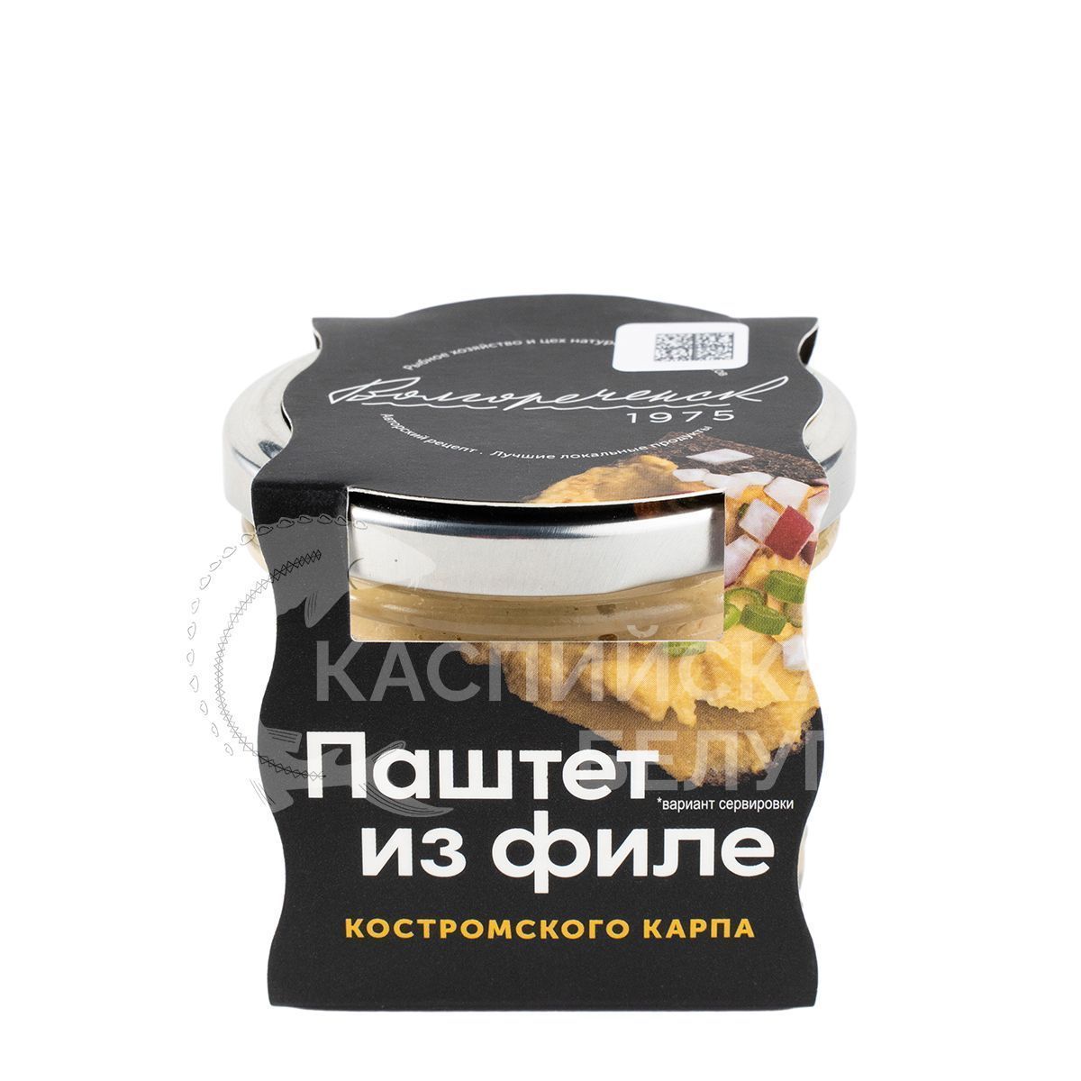 Паштет из филе костромского карпа "Волгореченское рыбное хозяйство" 100 гр