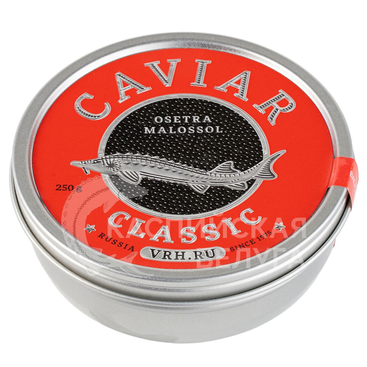 Чёрная икра осетра "Волгореченское рыбное хозяйство" Classic 250гр