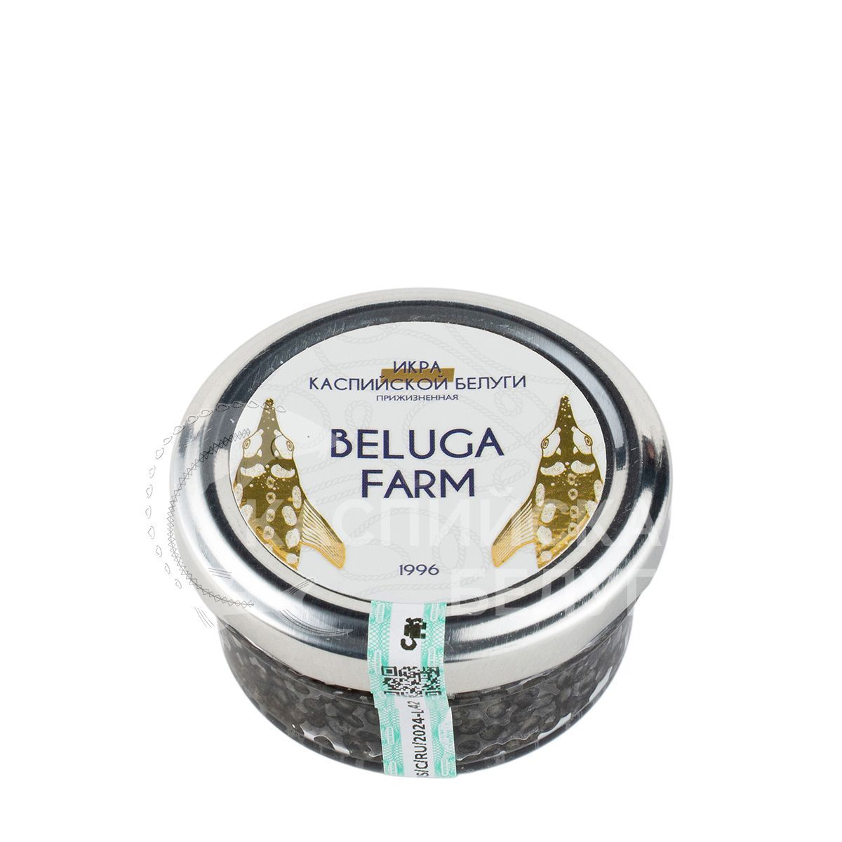 Чёрная икра белуги "Beluga farm"  Прижизненная 50 гр
