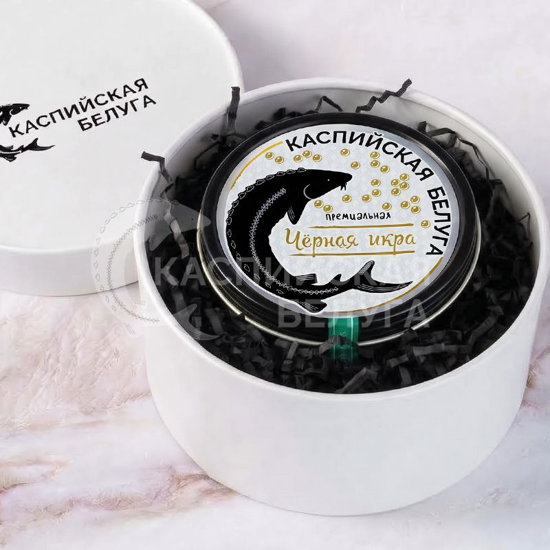 Чёрная икра Каспийской белуги "Black Edition" Традиционная 250 гр