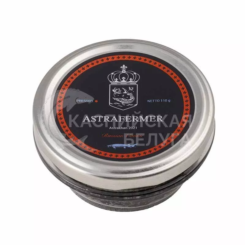 Чёрная паюсная икра "Astrafermer" 110 гр