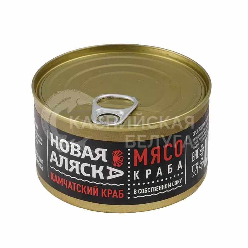 Салатное мясо камчатского краба "Новая Аляска" 210 гр