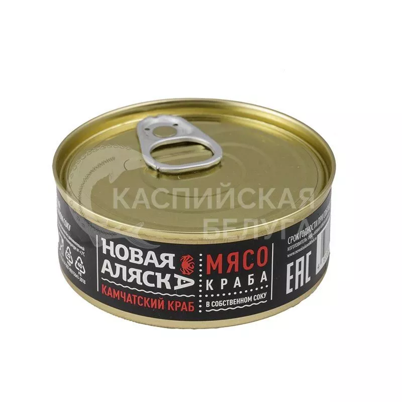 Салатное мясо камчатского краба "Новая Аляска" 110 гр