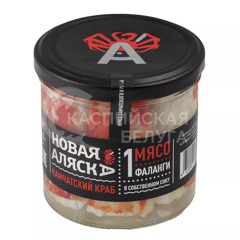 Мясо камчатского краба "Новая Аляска" Первая фаланга 330 гр